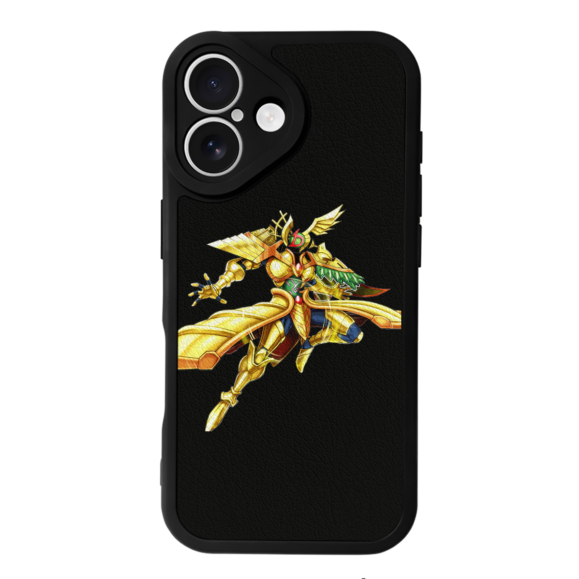 （画像用） 遊☆戯☆王 Yu-Gi-Oh! 【iPhone 16シリーズ対応】シリコンスマホケース（レザー調） 材質：シリコン